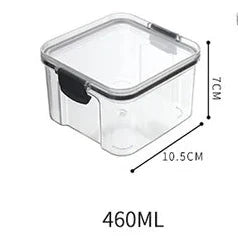 Storage Jars Set Food-Grade Acrylic Airtight & Stackable