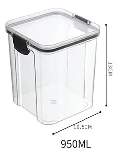 Storage Jars Set Food-Grade Acrylic Airtight & Stackable