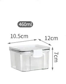 Storage Jars Set Food-Grade Acrylic Airtight & Stackable