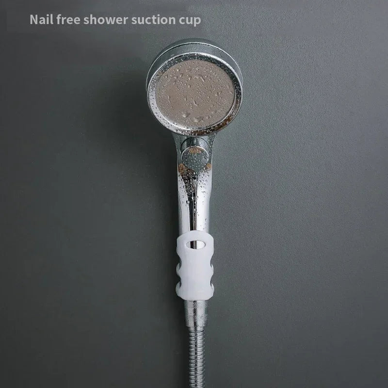 Suction Cup Shower Head Holder Drill-Free Strong Suction Adjustable