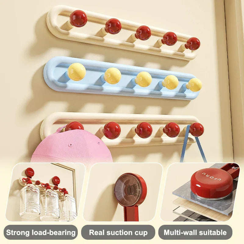 Suction Cup Wall Hook Drill-Free & Reusable