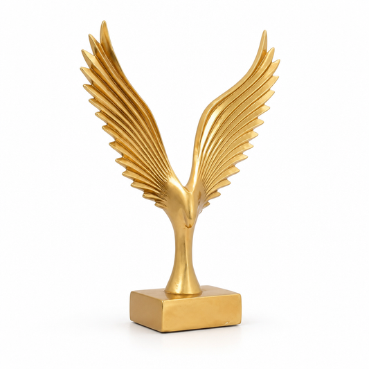 Tabletop Spread-Wing Eagle Sculpture