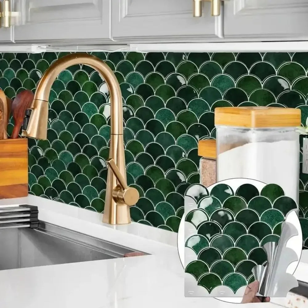 Tile Decal Peel And Stick 3D Waterproof & Heat-Resistant