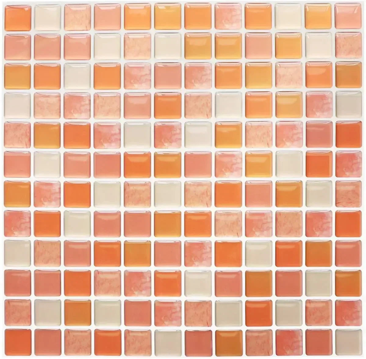 Tile Stickers 3D Glossy Self-Adhesive Waterproof & Heat-Resistant