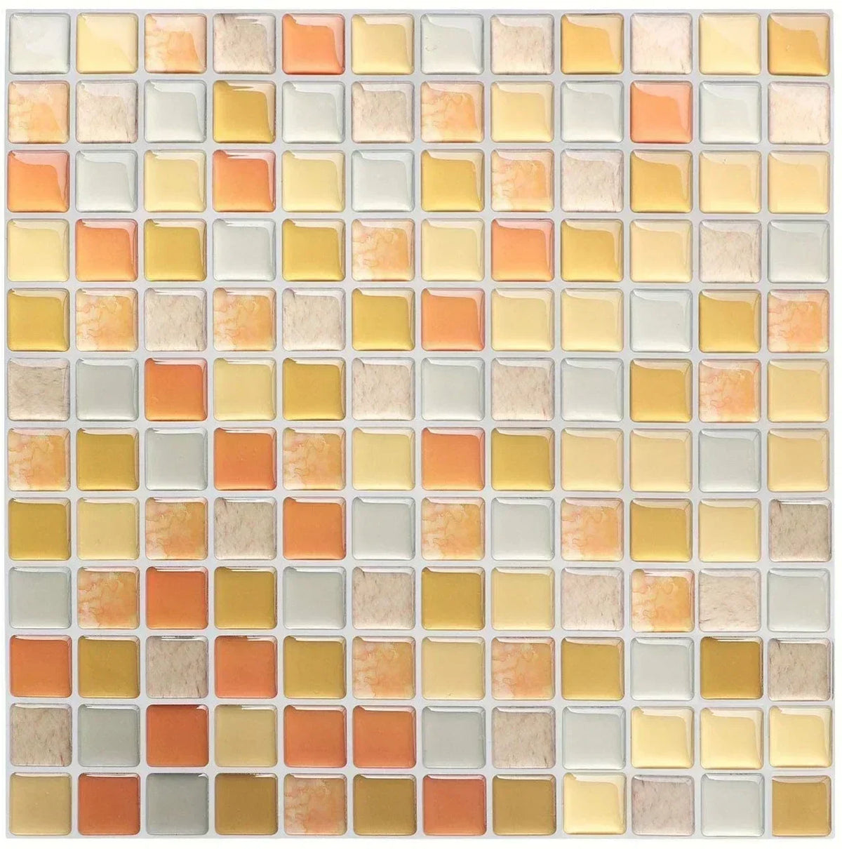 Tile Stickers 3D Glossy Self-Adhesive Waterproof & Heat-Resistant