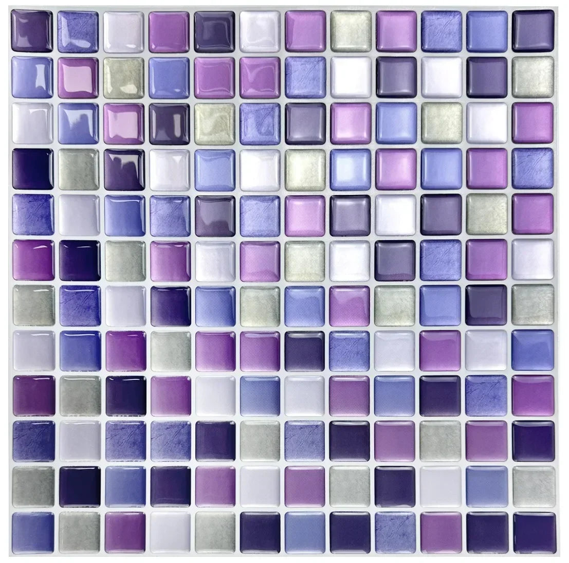 Tile Stickers 3D Glossy Self-Adhesive Waterproof & Heat-Resistant