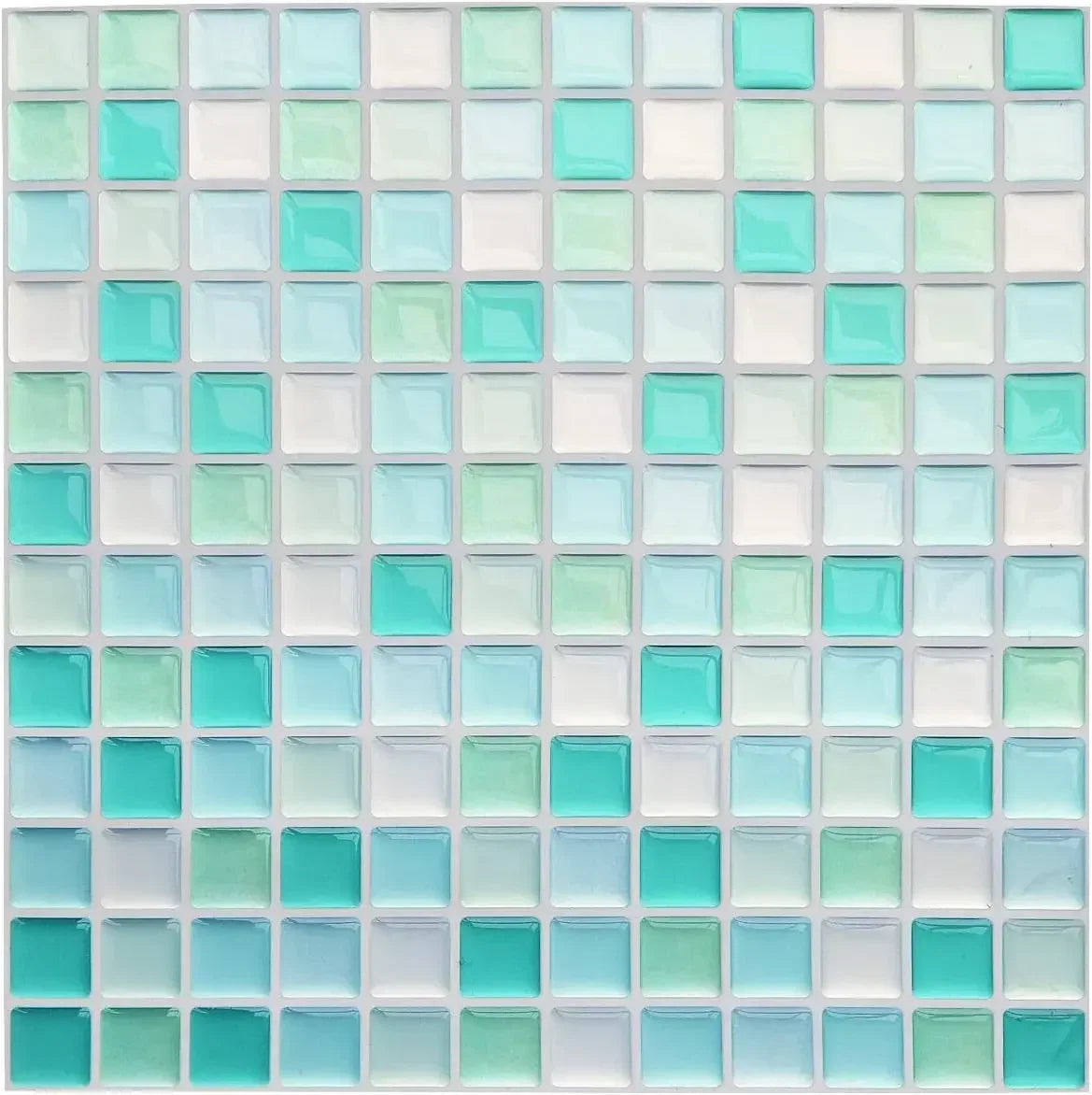 Tile Stickers 3D Glossy Self-Adhesive Waterproof & Heat-Resistant