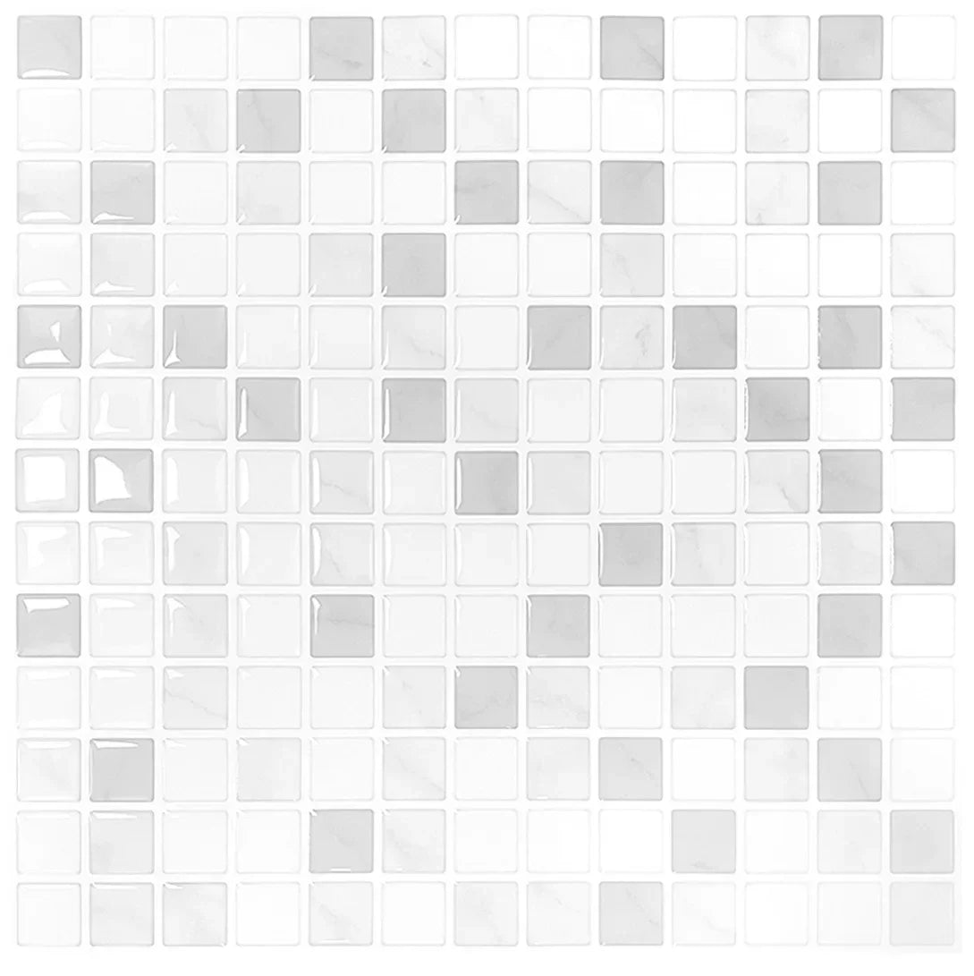 Tile Stickers 3D Glossy Self-Adhesive Waterproof & Heat-Resistant