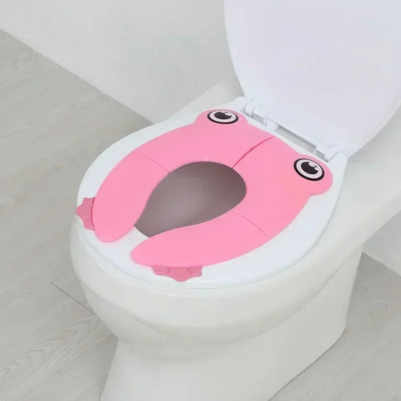 Toddler Potty Foldable Travel Quick-Clean Surface
