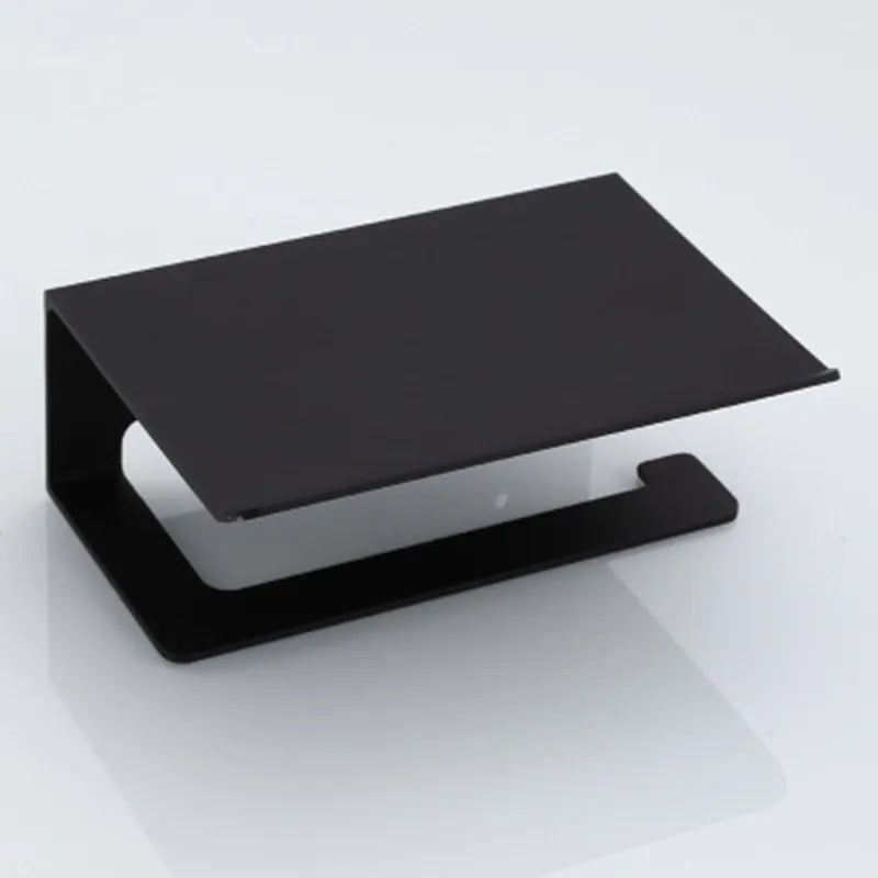 Toilet Paper Holder Rust-Resistant Aluminium Wall-Mount Shelf