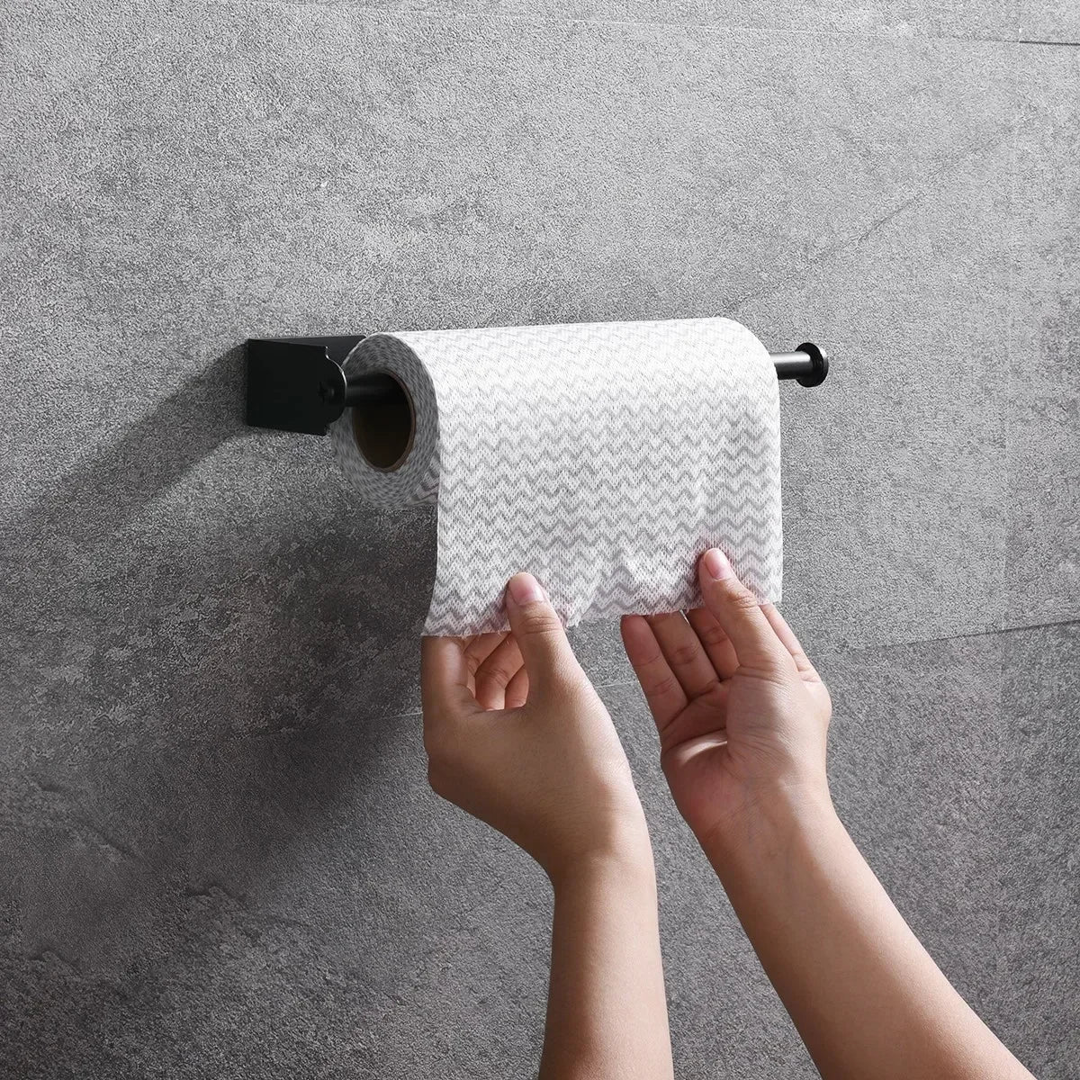 Toilet Paper Holder Self-Adhesive & Drill-Free Stainless Steel