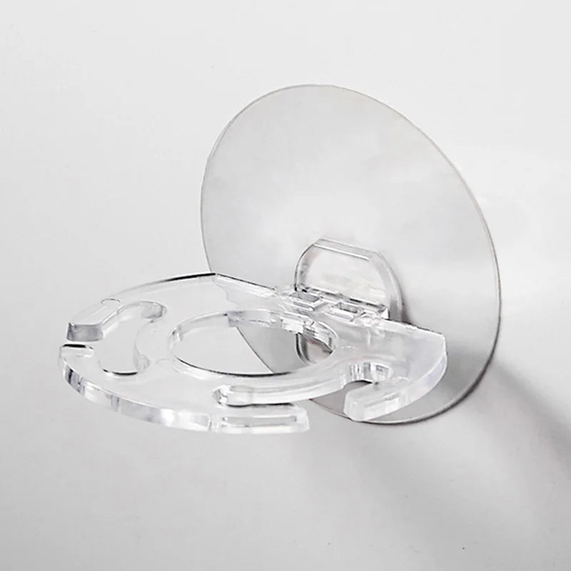 Toothbrush & Bathroom Organizer Self-Adhesive No-Drill Waterproof PVC