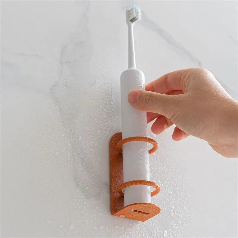 Toothbrush & Razor Holder No-Drill Self-Adhesive Rust-Resistant