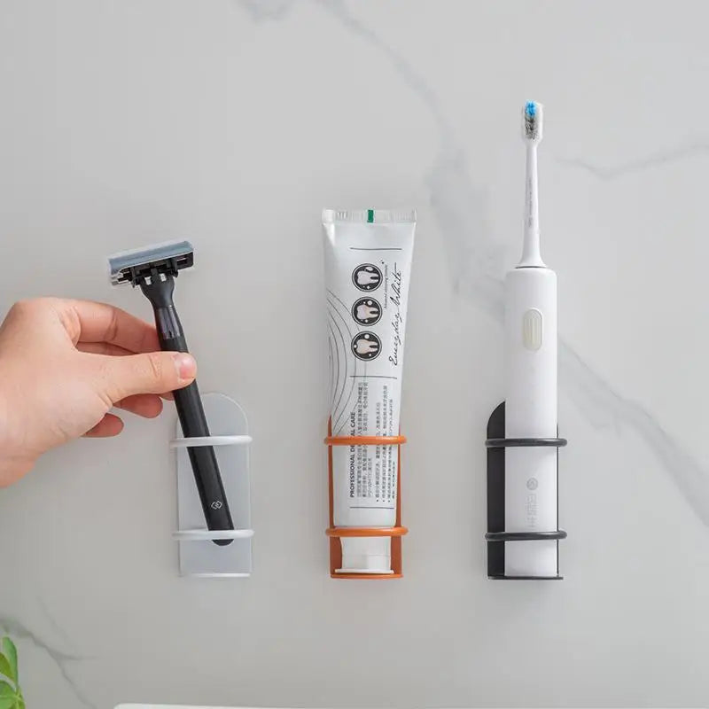 Toothbrush & Razor Holder No-Drill Self-Adhesive Rust-Resistant