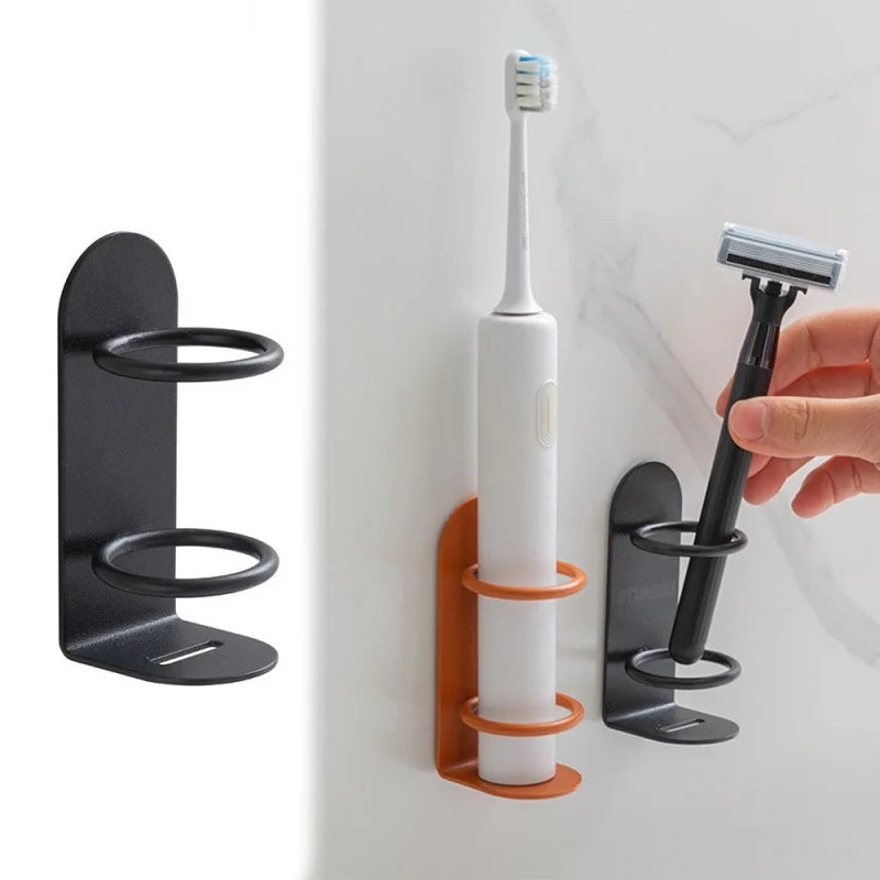 Toothbrush & Razor Holder No-Drill Self-Adhesive Rust-Resistant