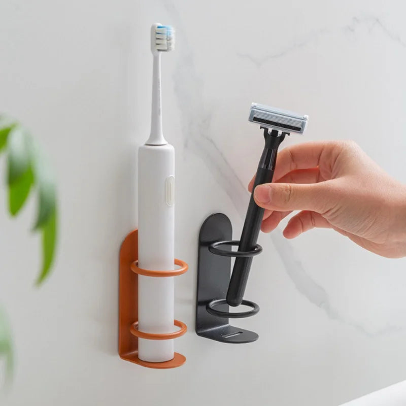 Toothbrush & Razor Holder No-Drill Self-Adhesive Rust-Resistant