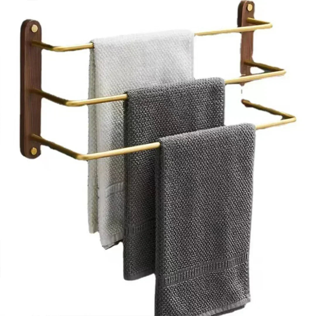 Towel Rack Freestanding Double Bar Rust-Resistant
