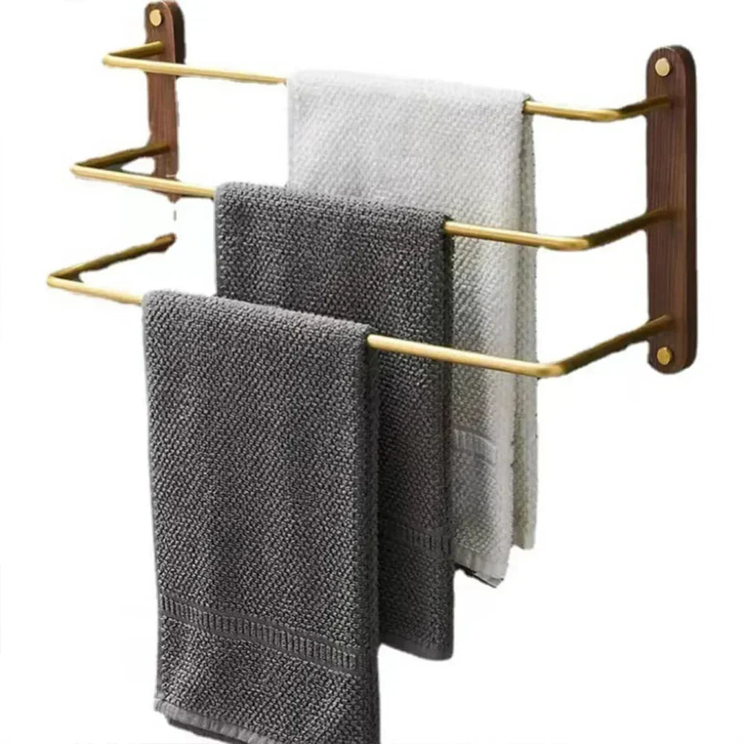 Towel Rack Freestanding Double Bar Rust-Resistant