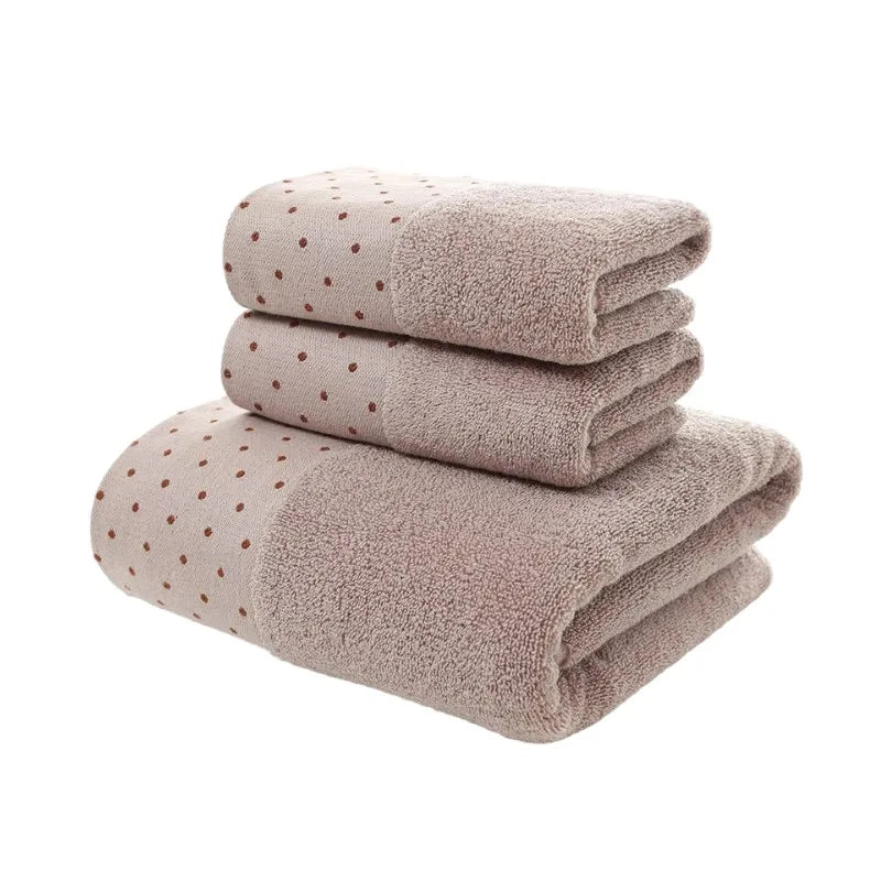 Towel Set 3-Piece 100% Combed Cotton Soft & Absorbent