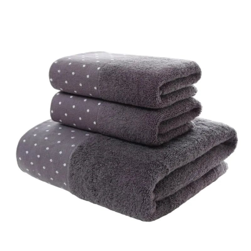 Towel Set 3-Piece 100% Combed Cotton Soft & Absorbent