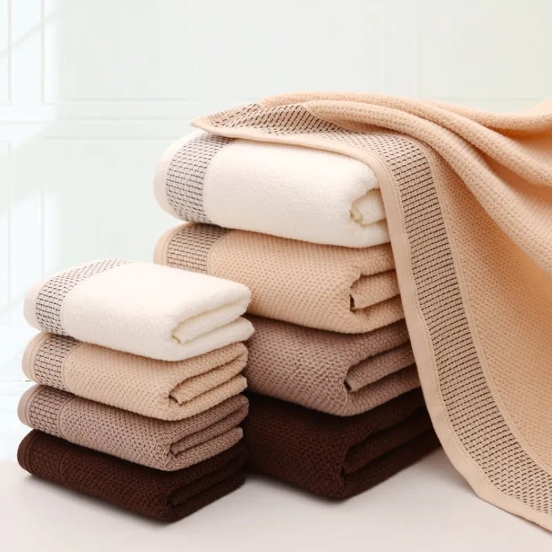 Towel Set 3-Piece 100% Combed Cotton Soft & Absorbent