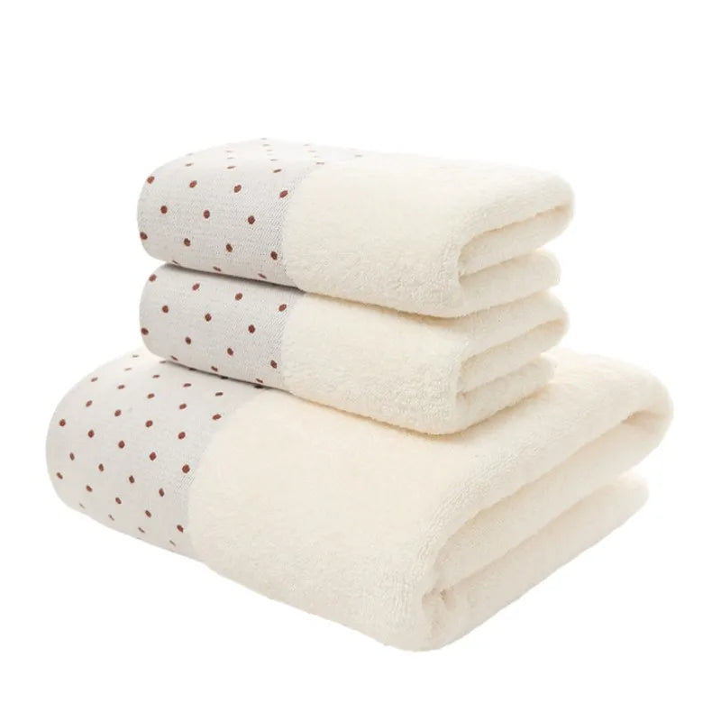 Towel Set 3-Piece 100% Combed Cotton Soft & Absorbent