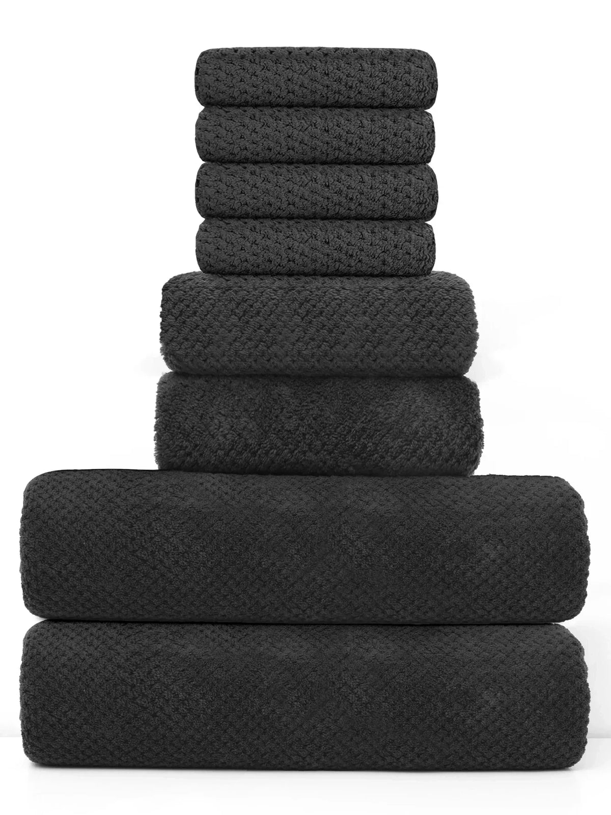 Towel Set Ultra-Soft Quick-Dry 8-Piece