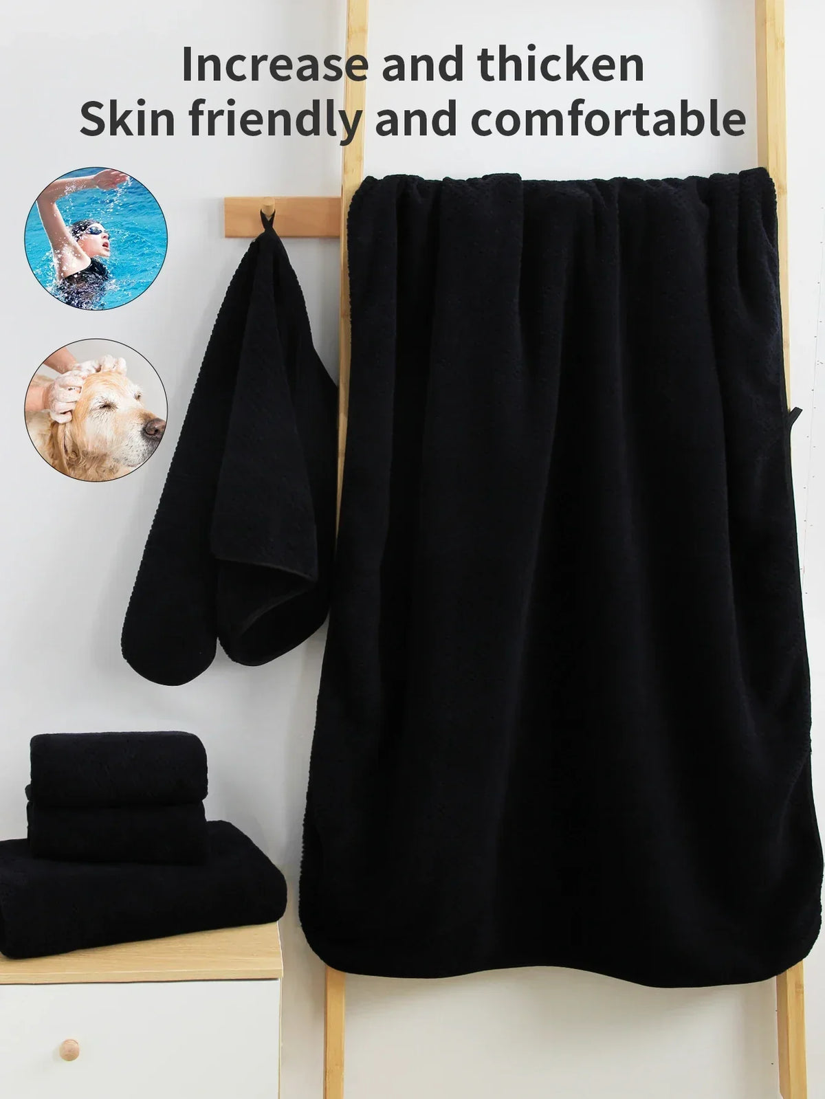 Towel Set Ultra-Soft Quick-Dry 8-Piece