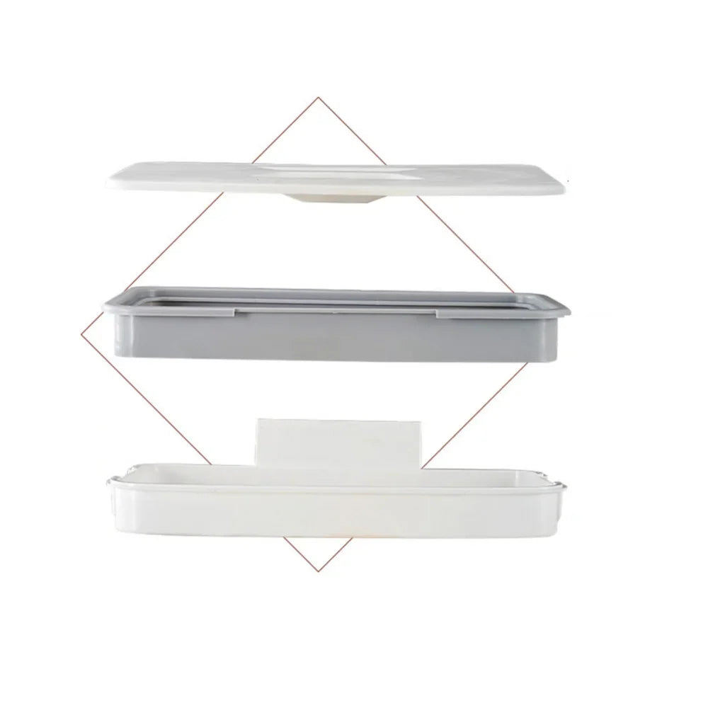 Trash Bag Holder Over-Cabinet Space-Saving Tool-Free