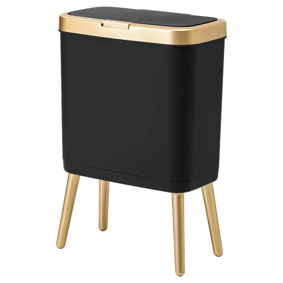 Trash Can Slim Rectangular Odor-Sealing & Pet-Proof