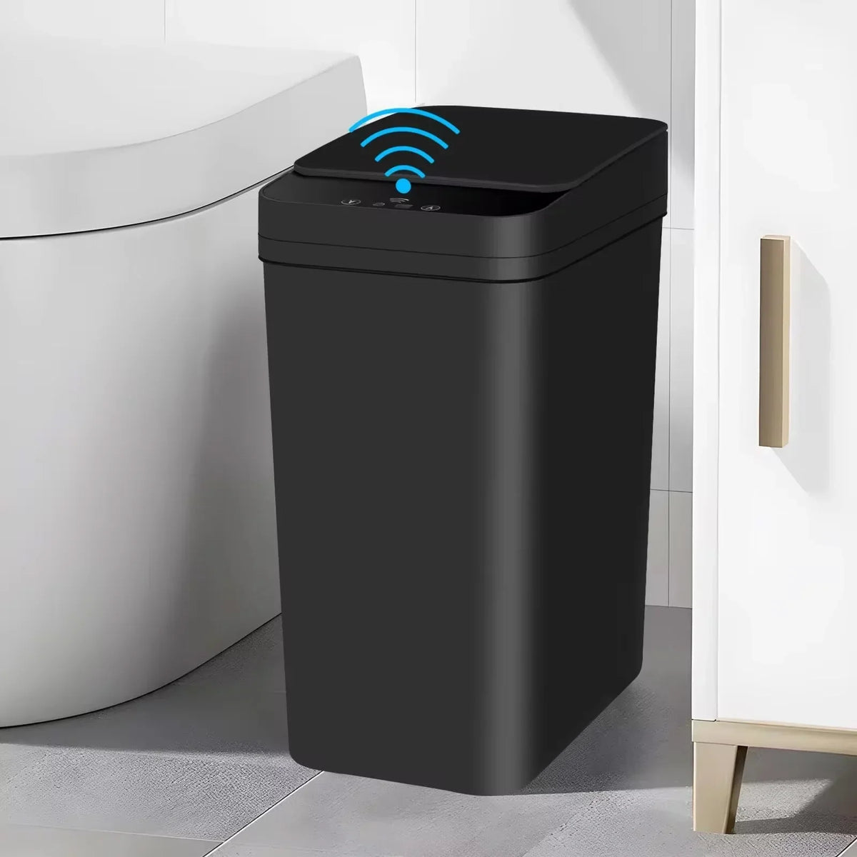 Trash Can Touchless Motion-Sensor Space-Saving 12L