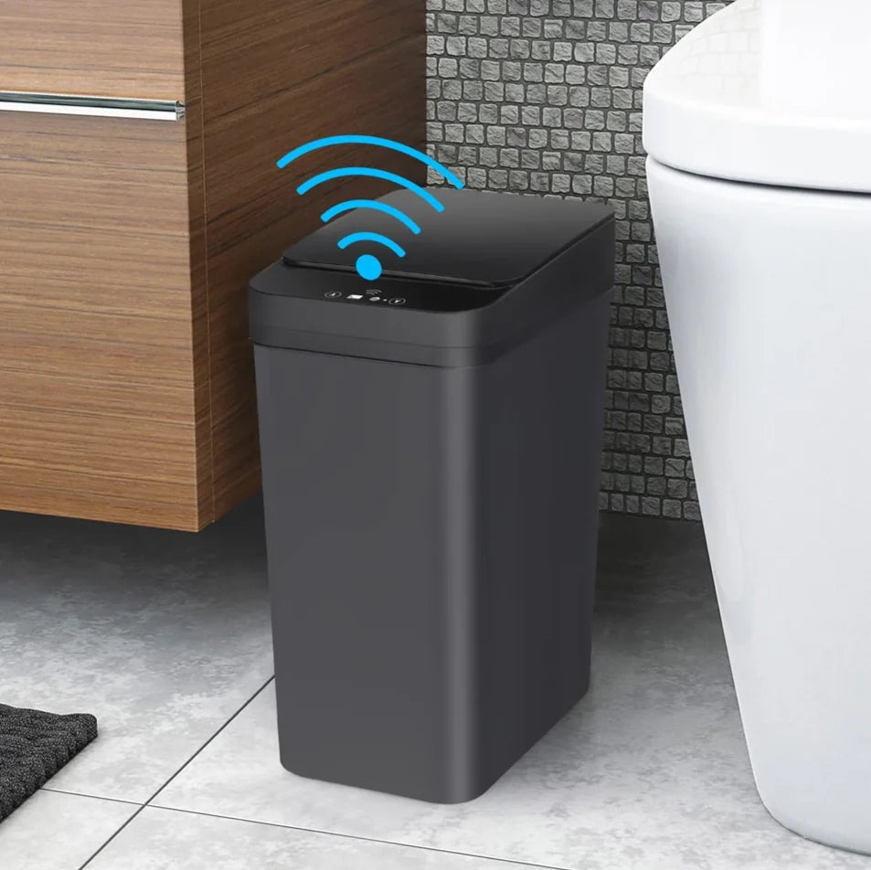Trash Can Touchless Motion-Sensor Space-Saving 12L