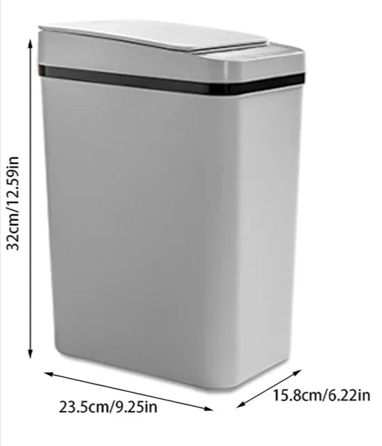 Trash Can Touchless Motion-Sensor Space-Saving 12L