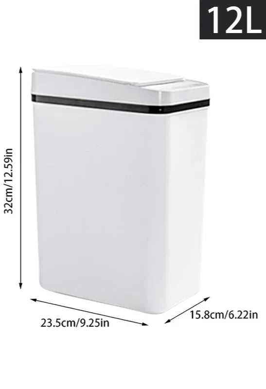 Trash Can Touchless Motion-Sensor Space-Saving 12L