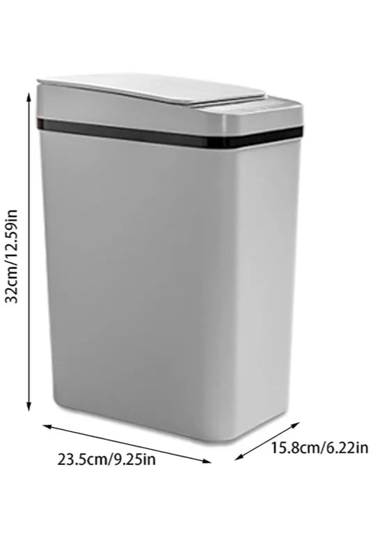 Trash Can Touchless Motion-Sensor Space-Saving 12L