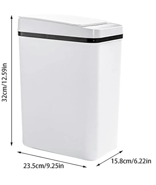Trash Can Touchless Motion-Sensor Space-Saving 12L