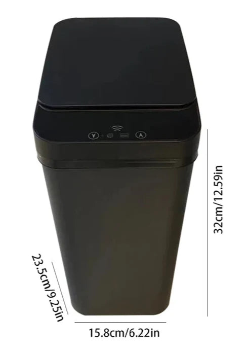 Trash Can Touchless Motion-Sensor Space-Saving 12L