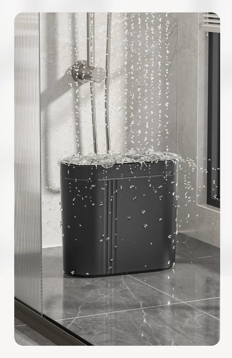 Trash Can Touchless Sensor Wall-Mountable 9L