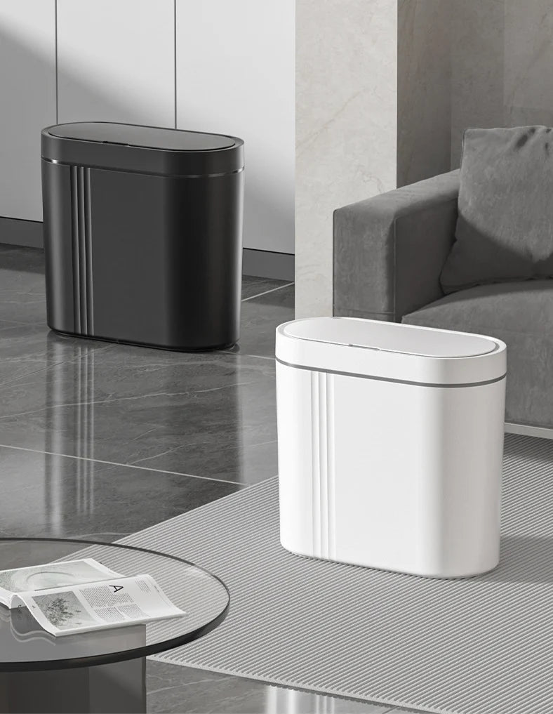 Trash Can Touchless Sensor Wall-Mountable 9L
