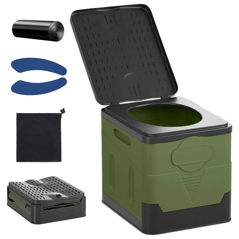 Travel Toilet Foldable Cyclone Flush 4.8L