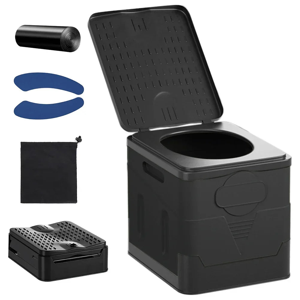 Travel Toilet Foldable Cyclone Flush 4.8L