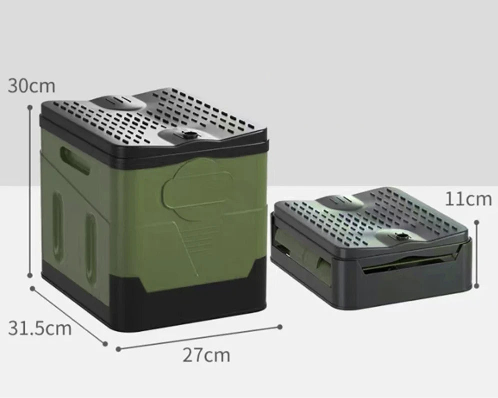 Travel Toilet Foldable Cyclone Flush 4.8L