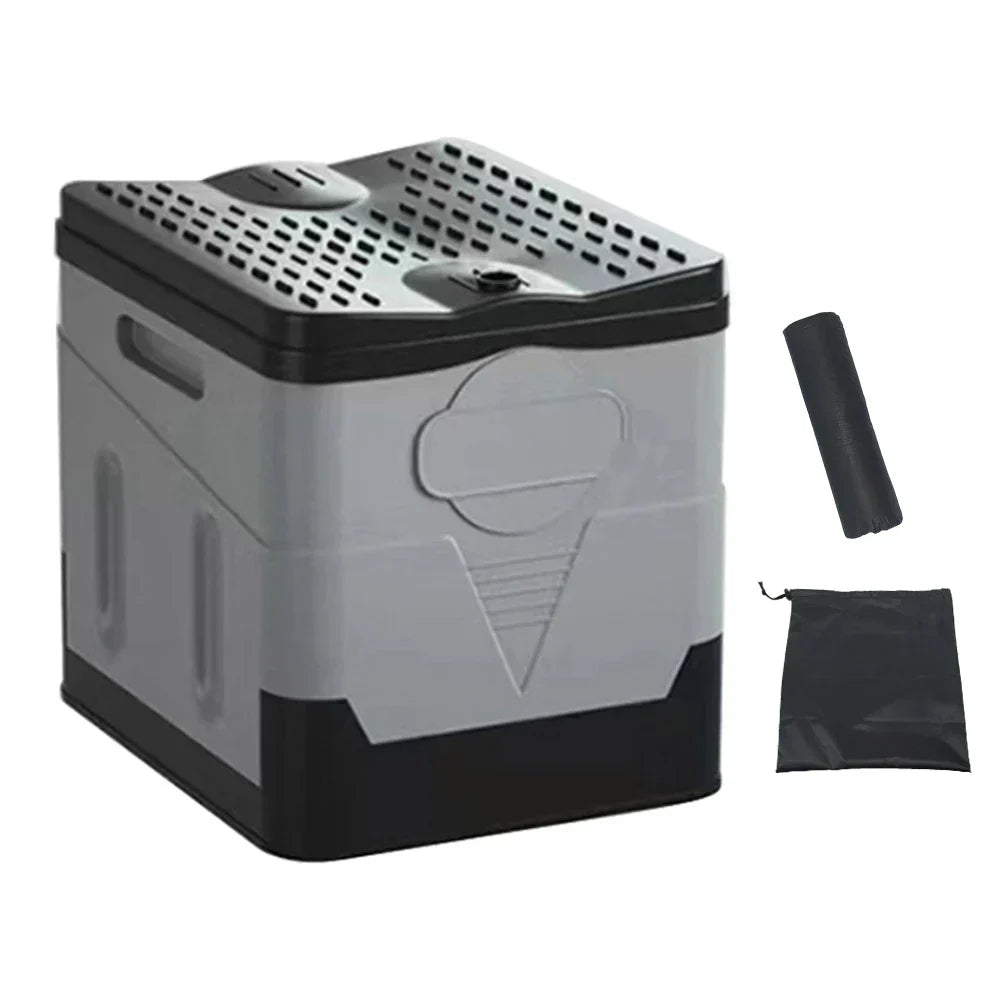 Travel Toilet Foldable Cyclone Flush 4.8L
