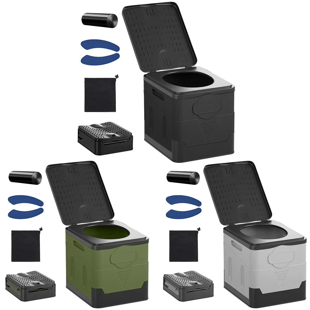 Travel Toilet Foldable Cyclone Flush 4.8L