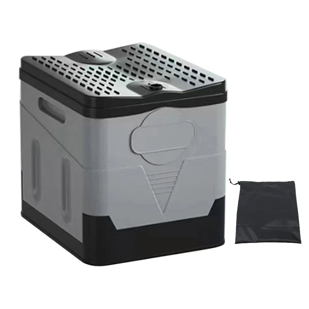 Travel Toilet Foldable Cyclone Flush 4.8L
