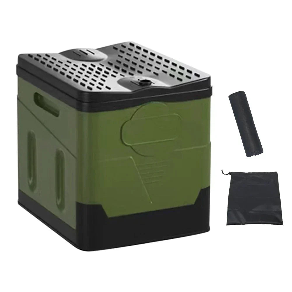 Travel Toilet Foldable Cyclone Flush 4.8L