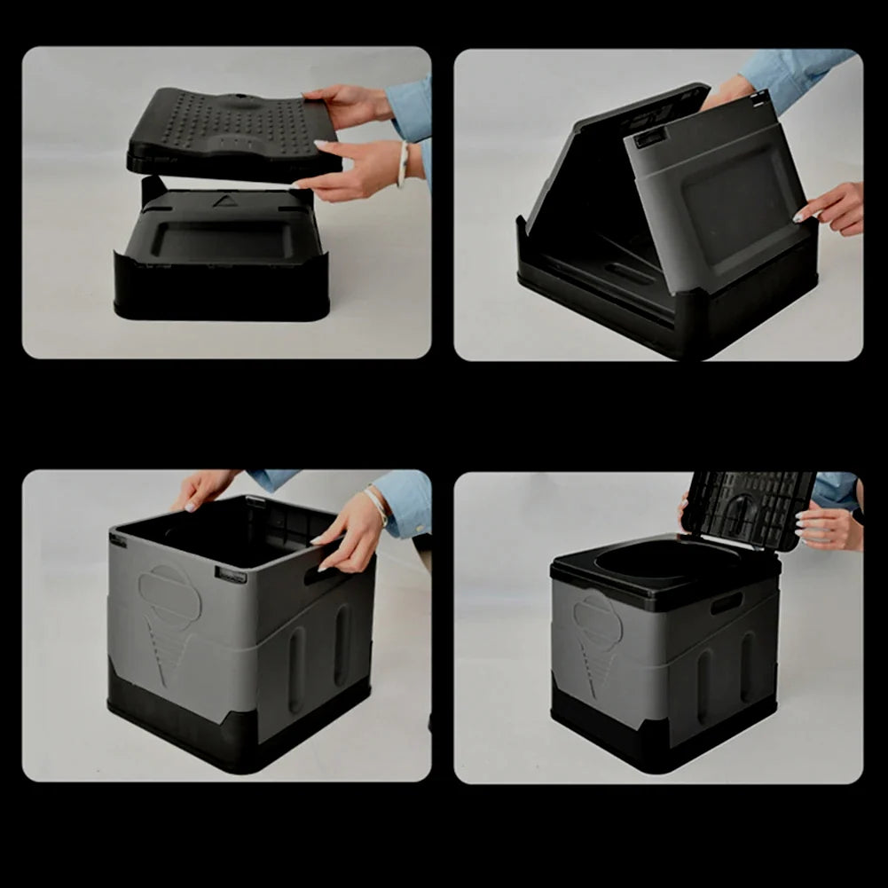 Travel Toilet Foldable Cyclone Flush 4.8L