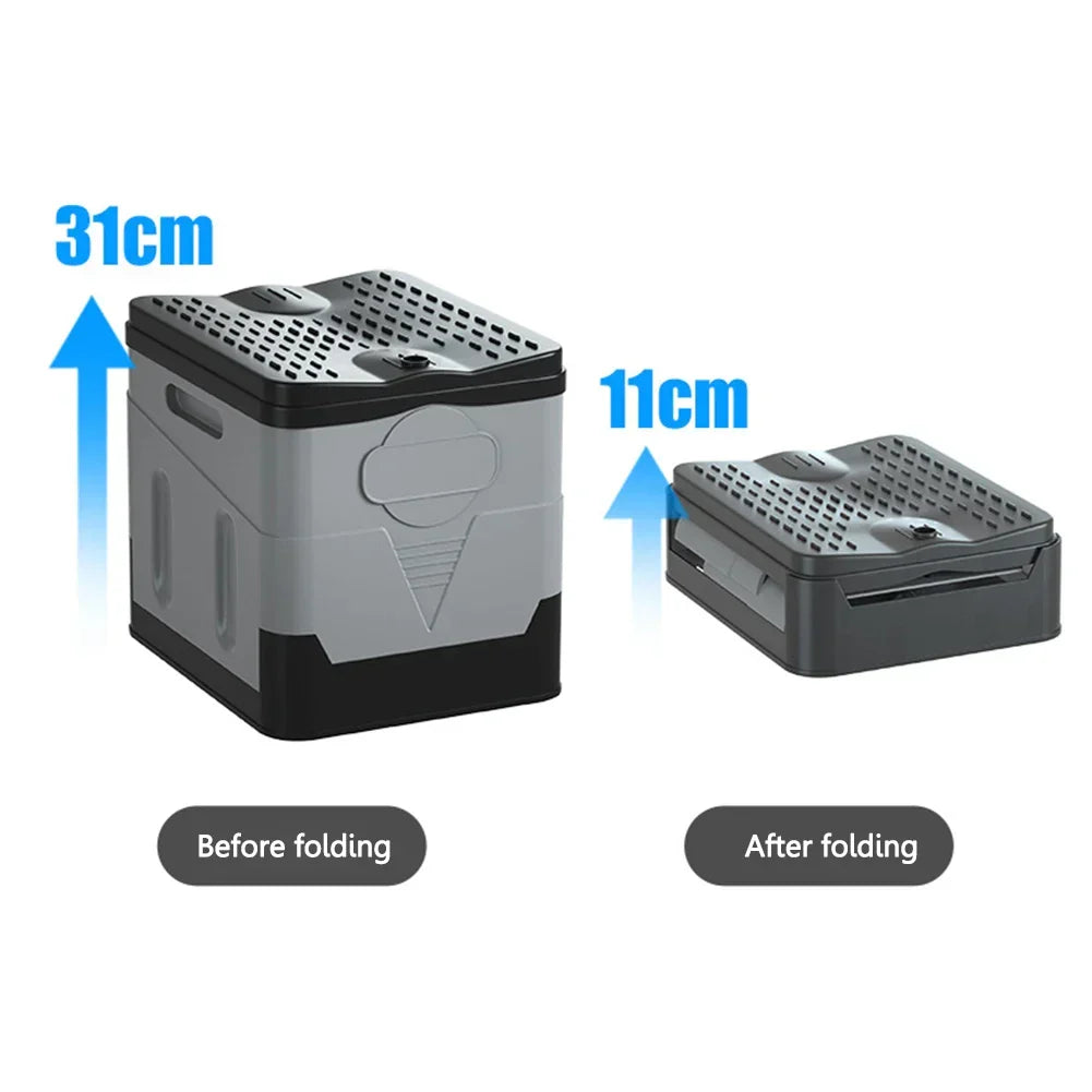 Travel Toilet Foldable Cyclone Flush 4.8L