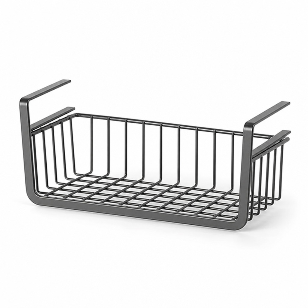 Under-Cabinet Basket No-Drill Carbon Steel