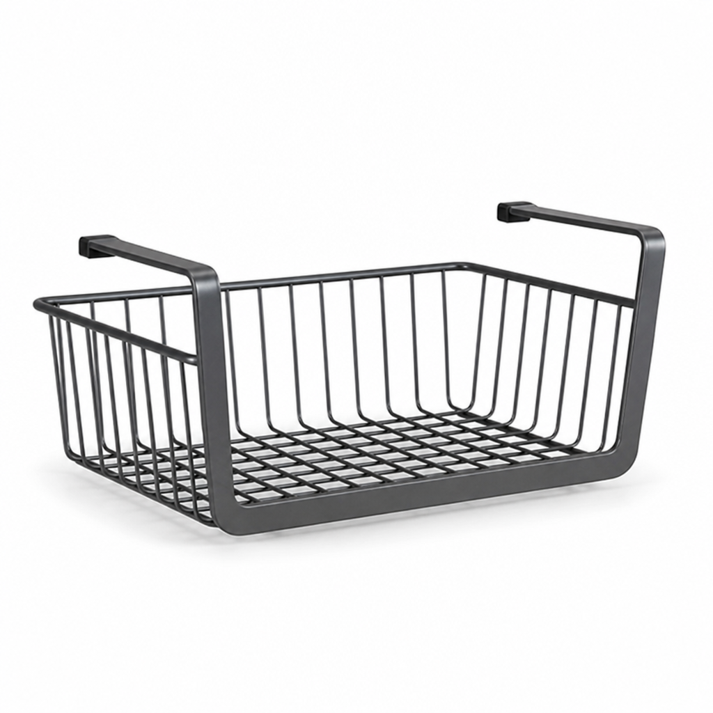 Under-Cabinet Basket No-Drill Carbon Steel
